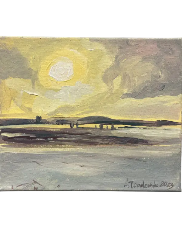 Ostatni dzień zimy  •  30 x 25 cm  •  Agata Topolewska