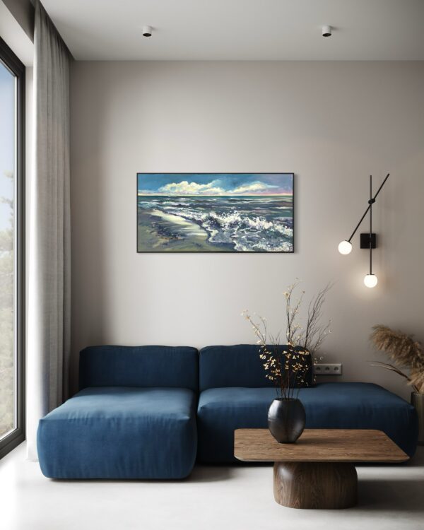 Taniec fal  •  120 x 60 cm  •  Agata Topolewska